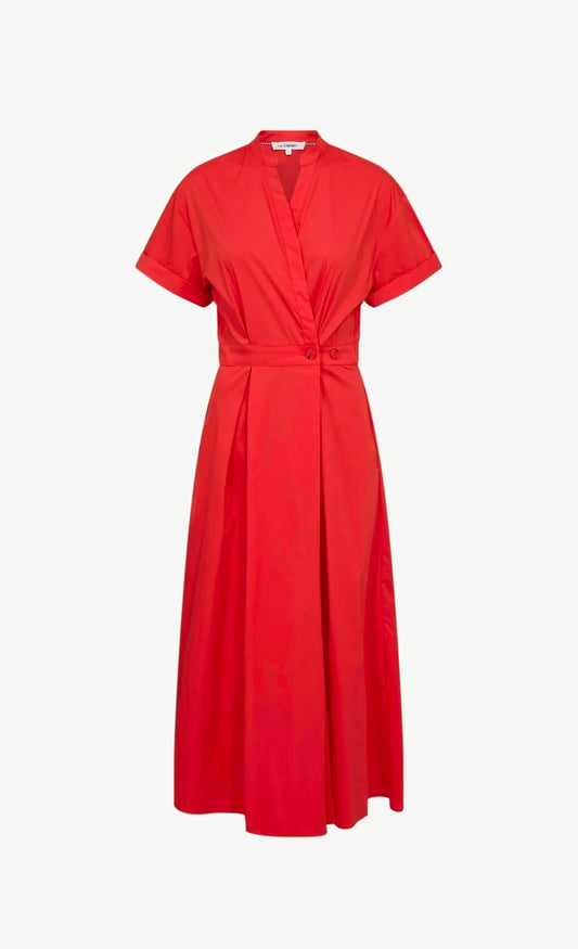 ElaraCC Wrap Dress - Flame