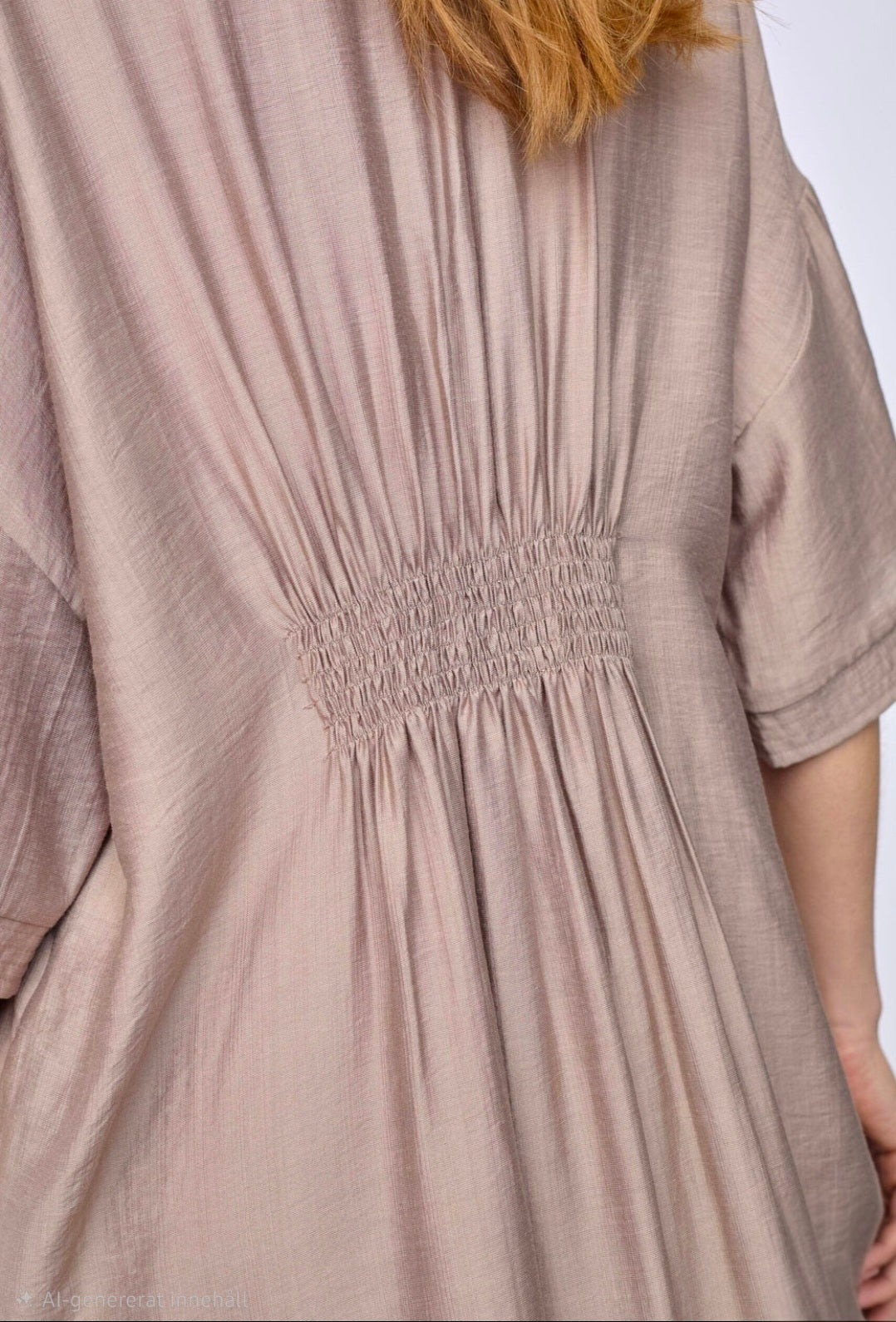 HeraCC Tunic V-Dress - Walnut