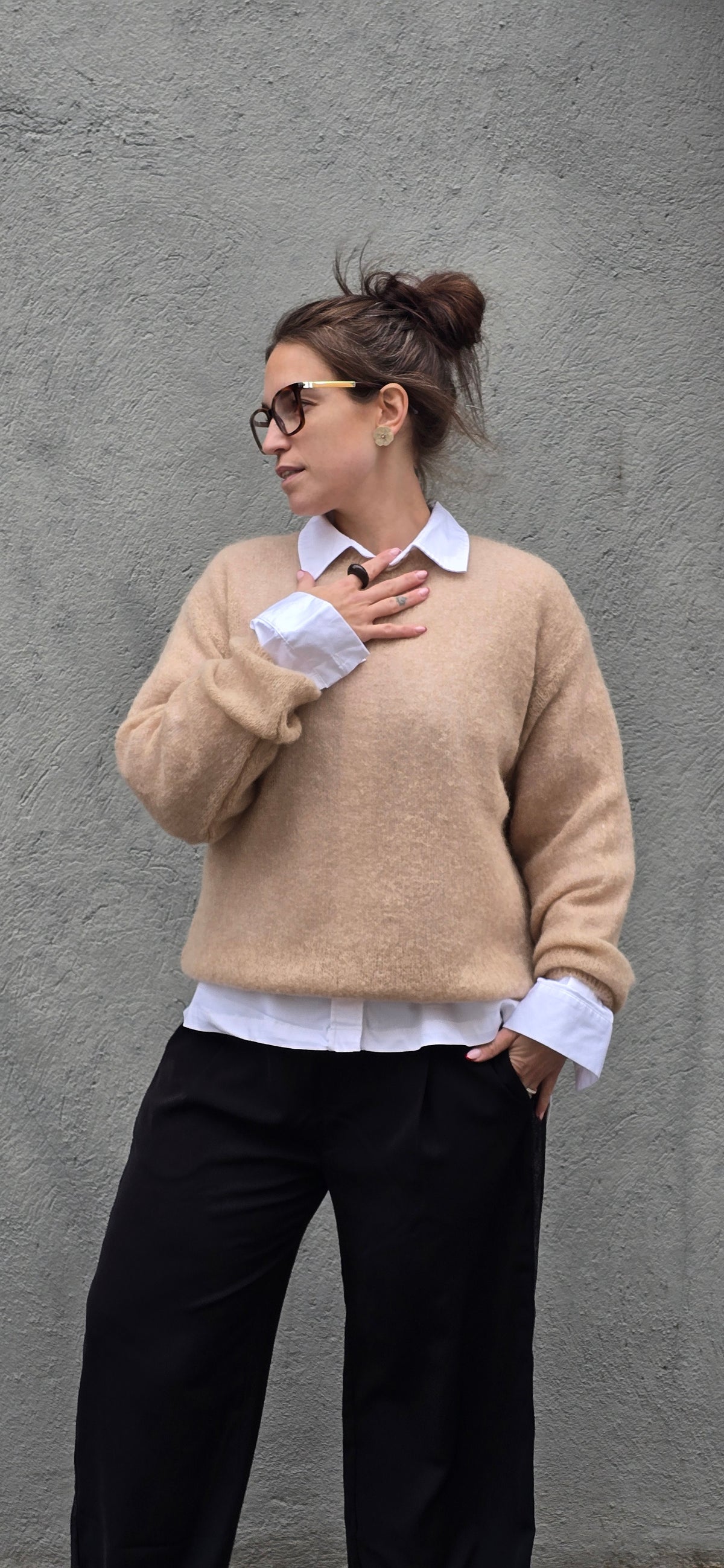 Kidmohair - Camello