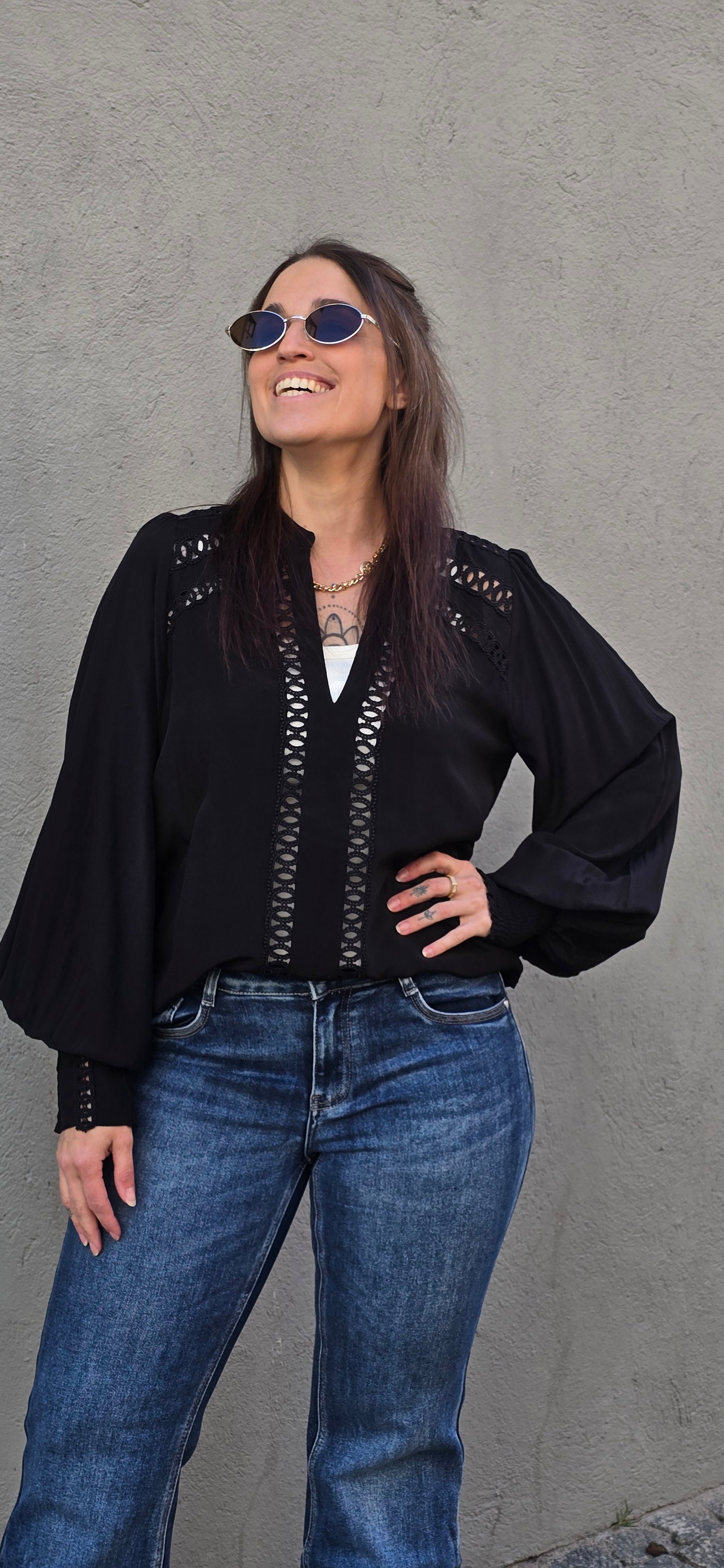 FrejaGO Blouse - Black