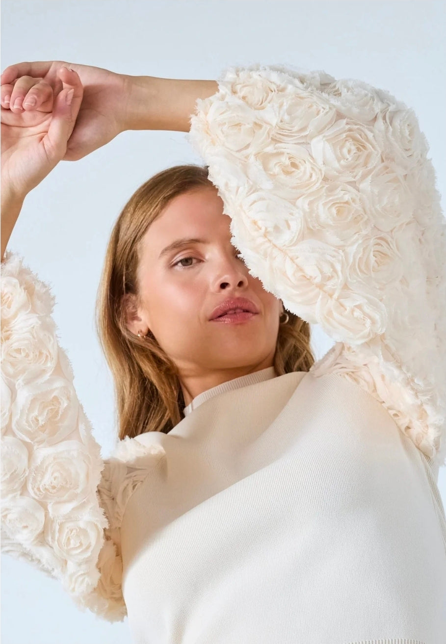 MerciaCC Rose Mix Knit - Bone
