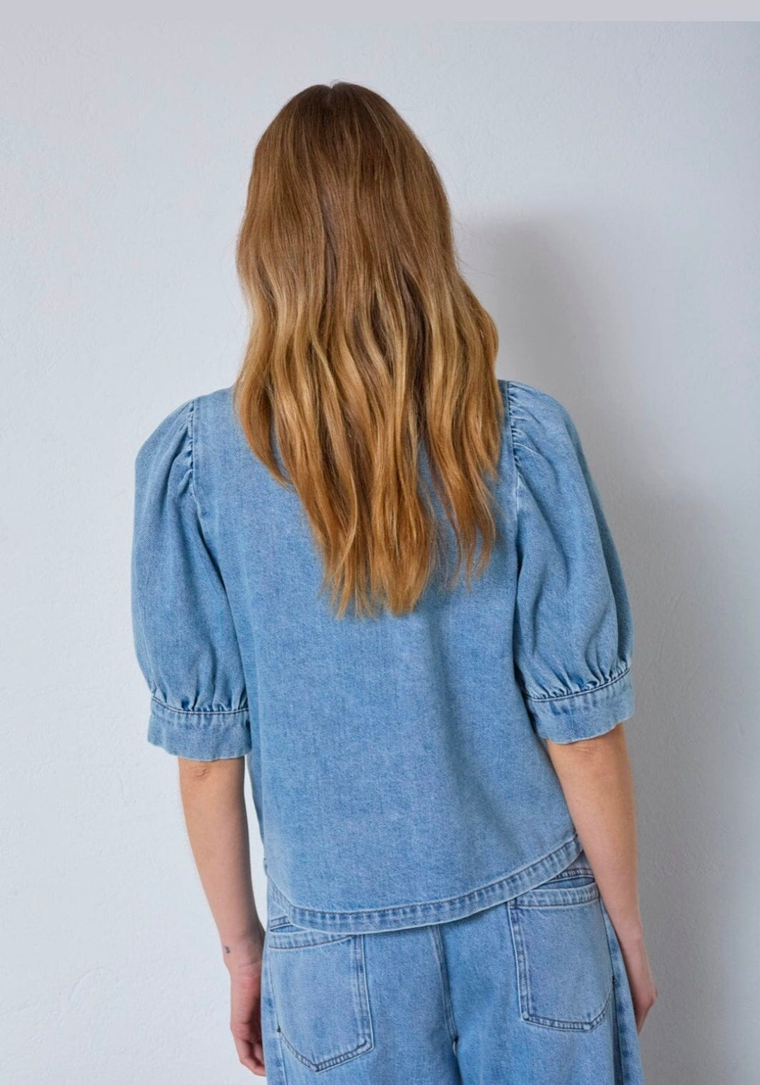 AsjaCC blus - Denim