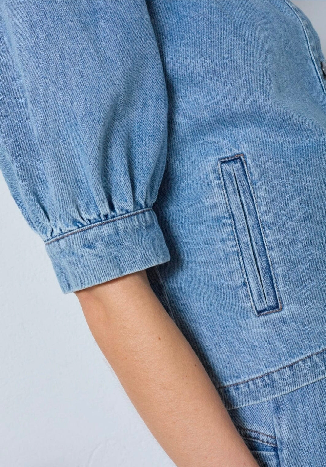 AsjaCC blus - Denim
