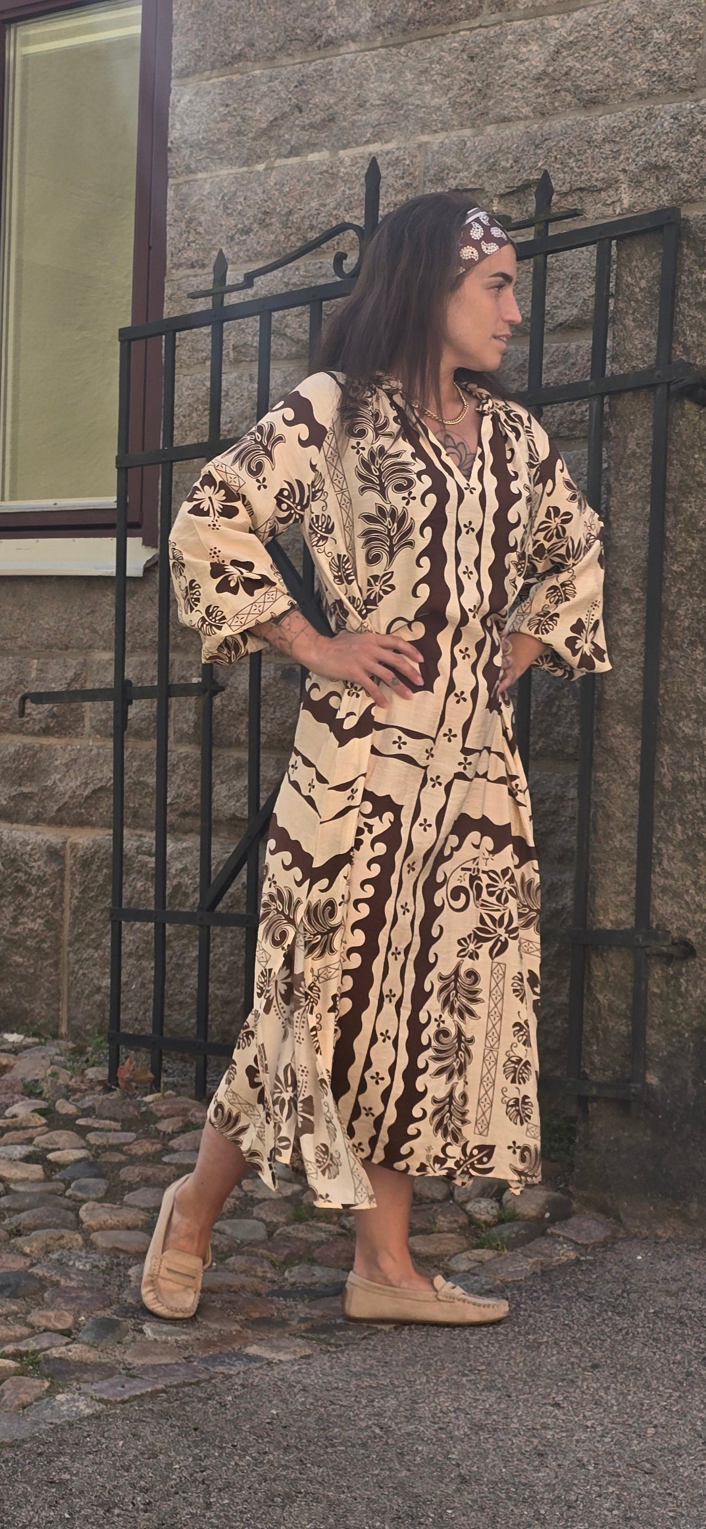 MagnyGO - Brown Creme Print