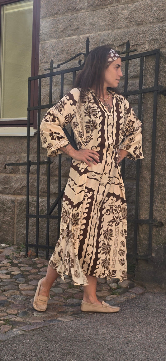 MagnyGO - Brown Creme Print