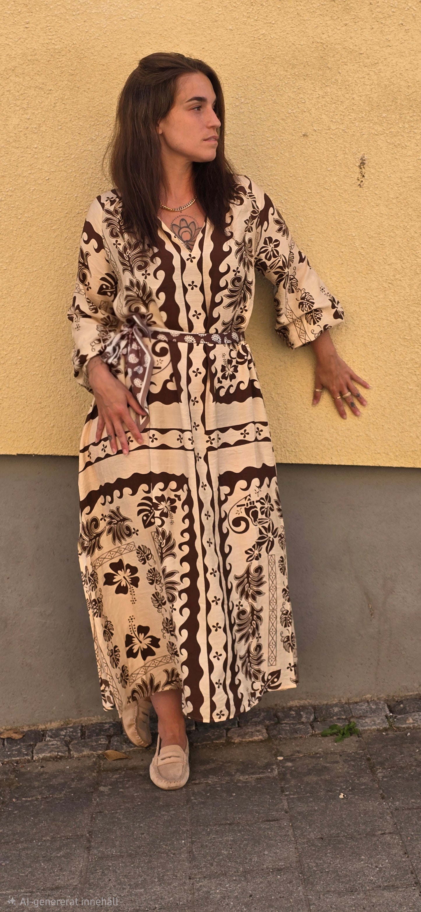 MagnyGO - Brown Creme Print