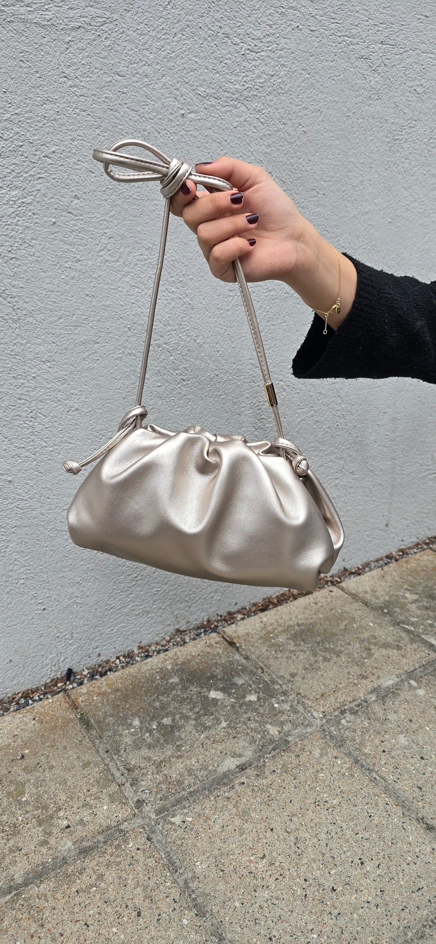 Dumpling Bag - Guldbrun / Champagne