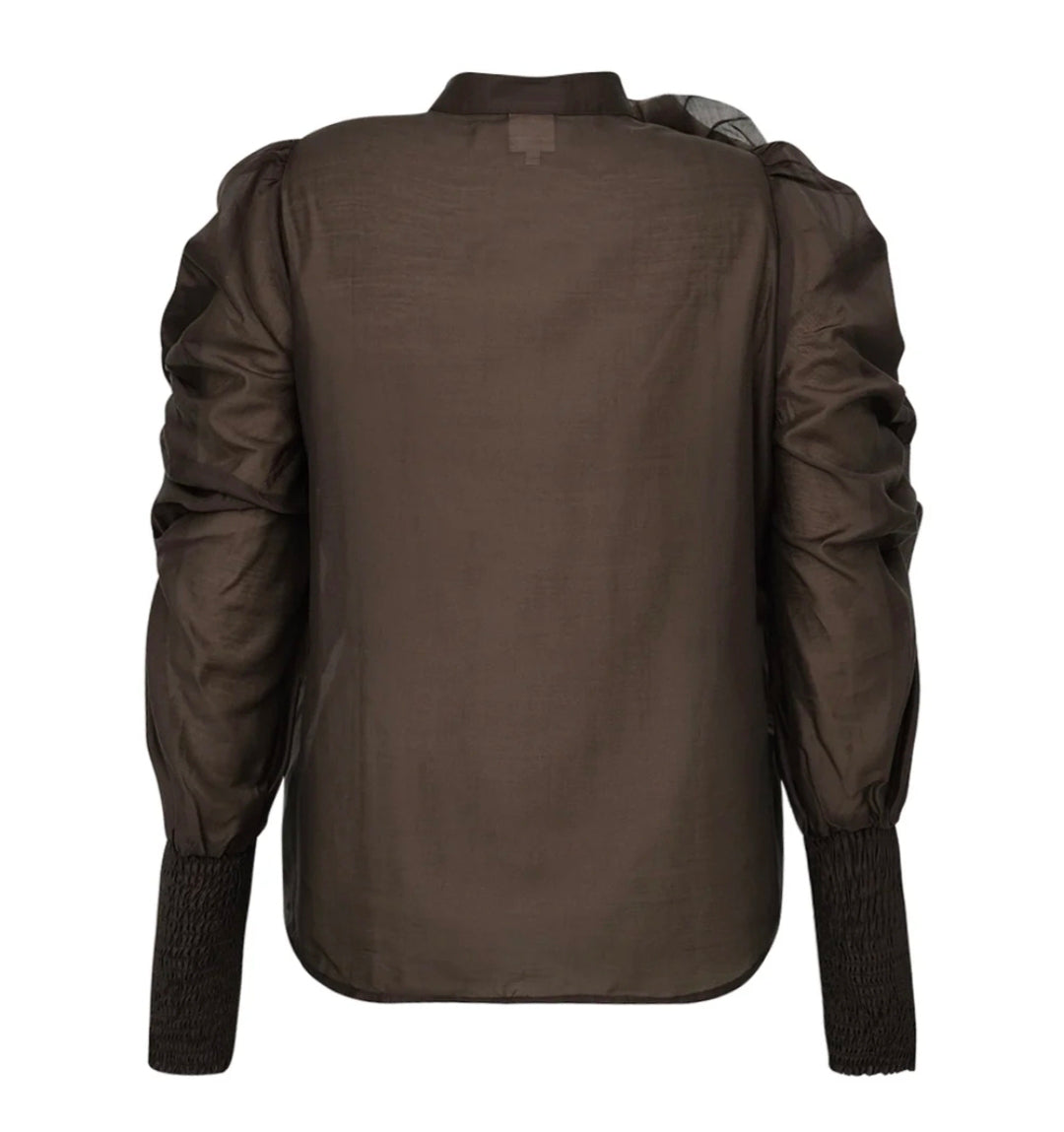 DevineGO Blouse - Coffee