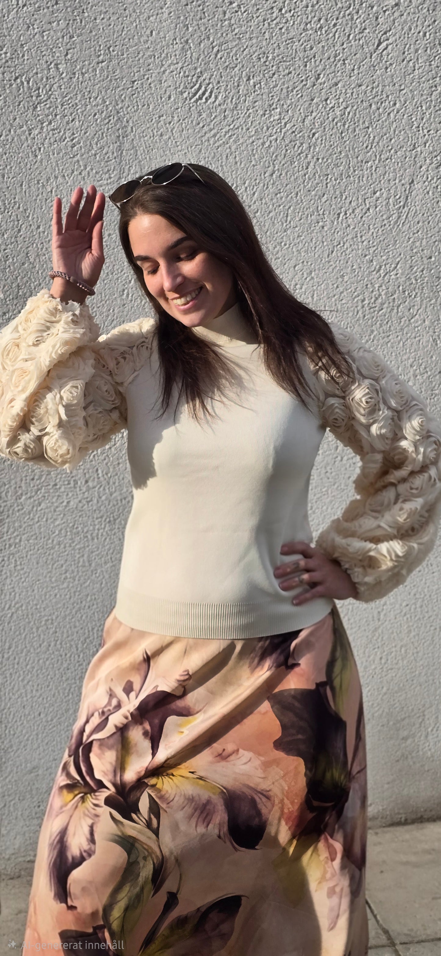MerciaCC Rose Mix Knit - Bone