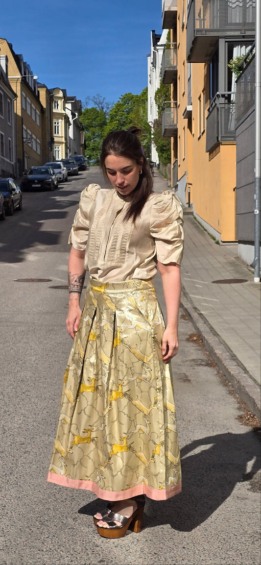 AnnsofiGO blus - Champagne