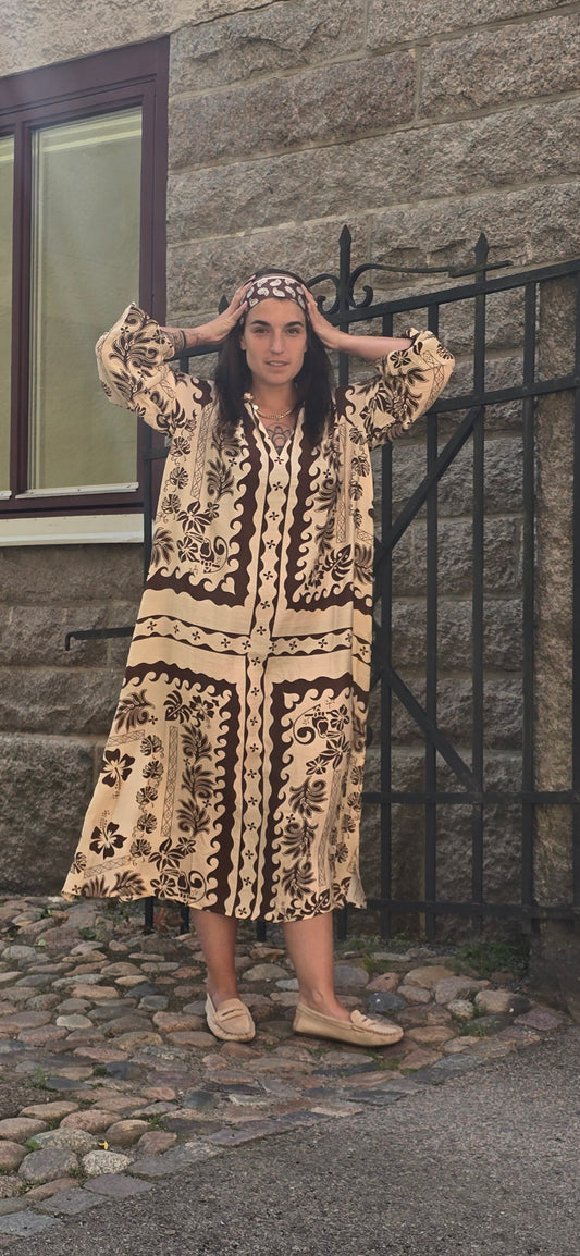 MagnyGO - Brown Creme Print