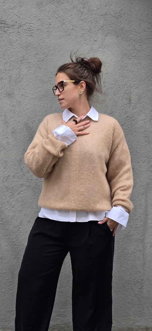 Kidmohair - Camello