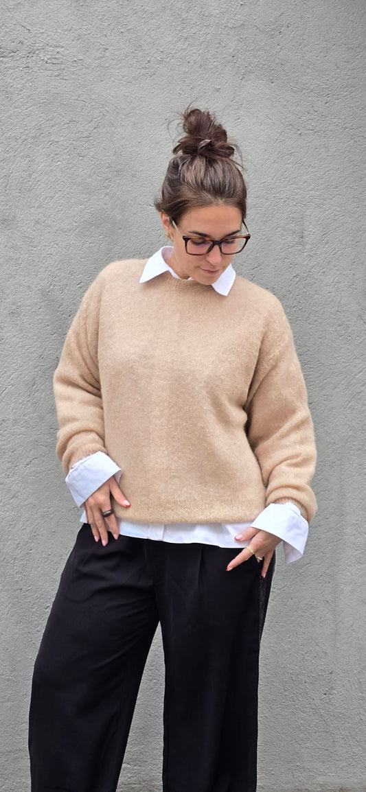 Kidmohair - Camello