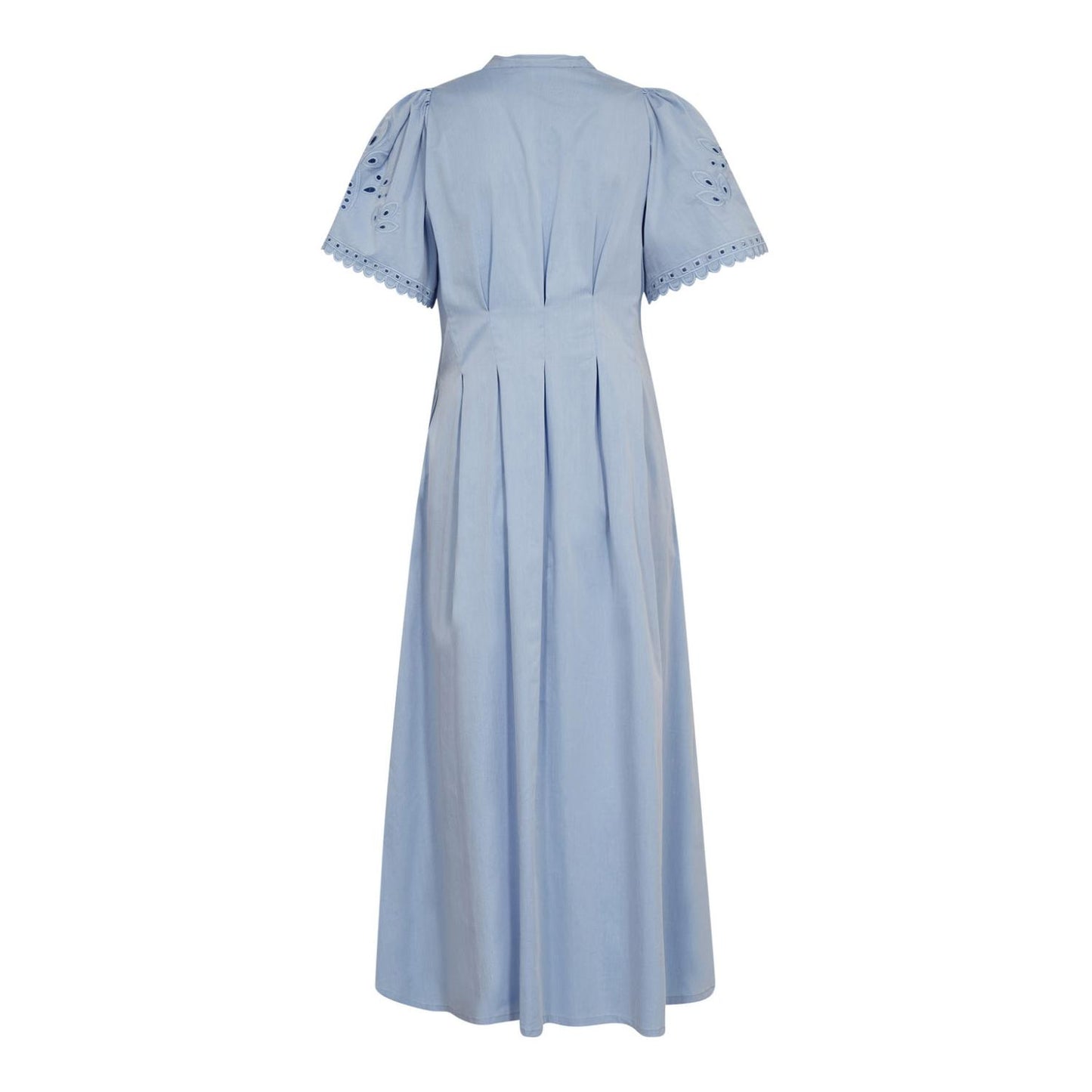 PoppyCC Emd Pleat Dress - LightBlue