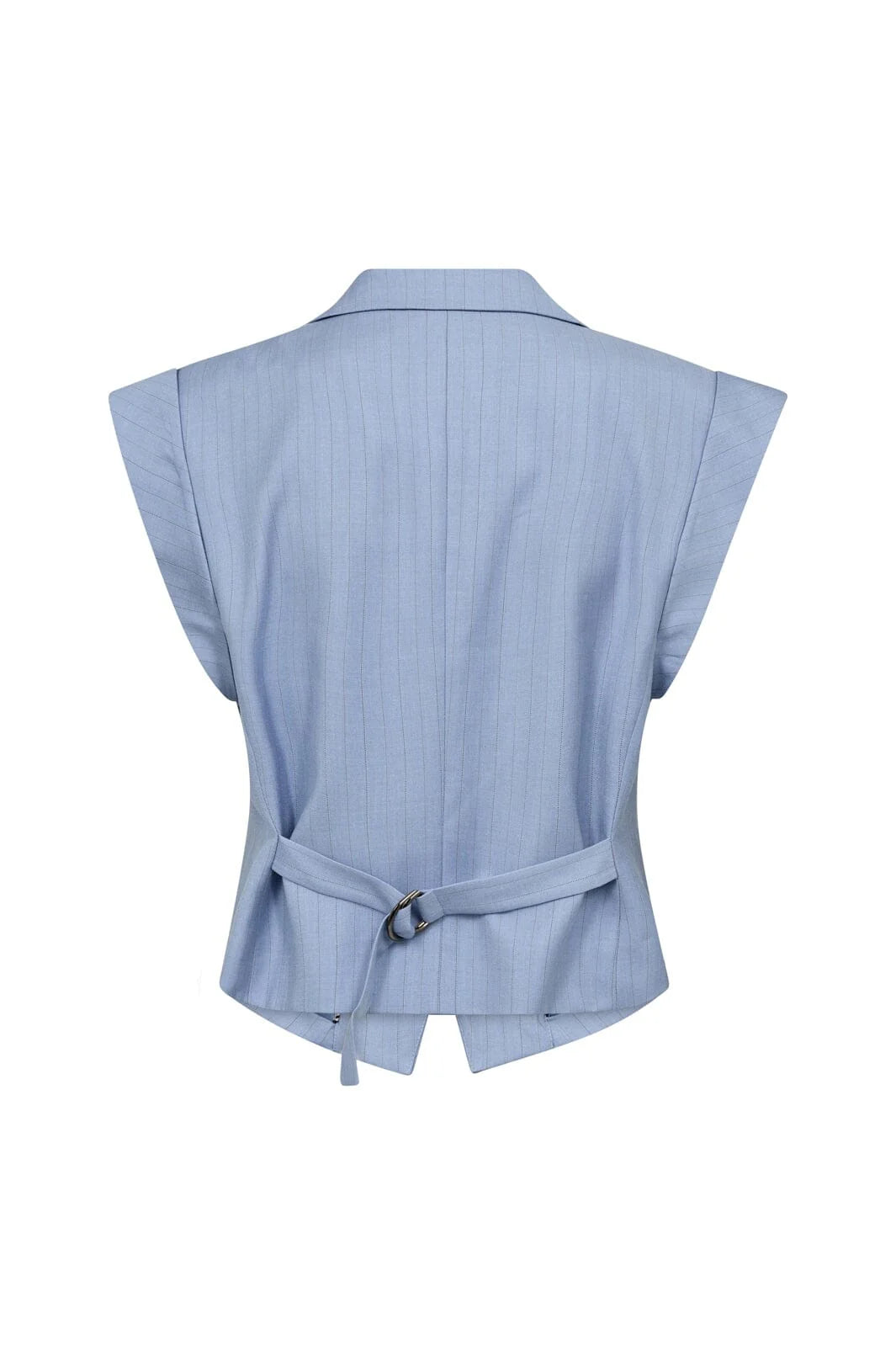 KianaCC Pin Pleat Vest - Pale Blue