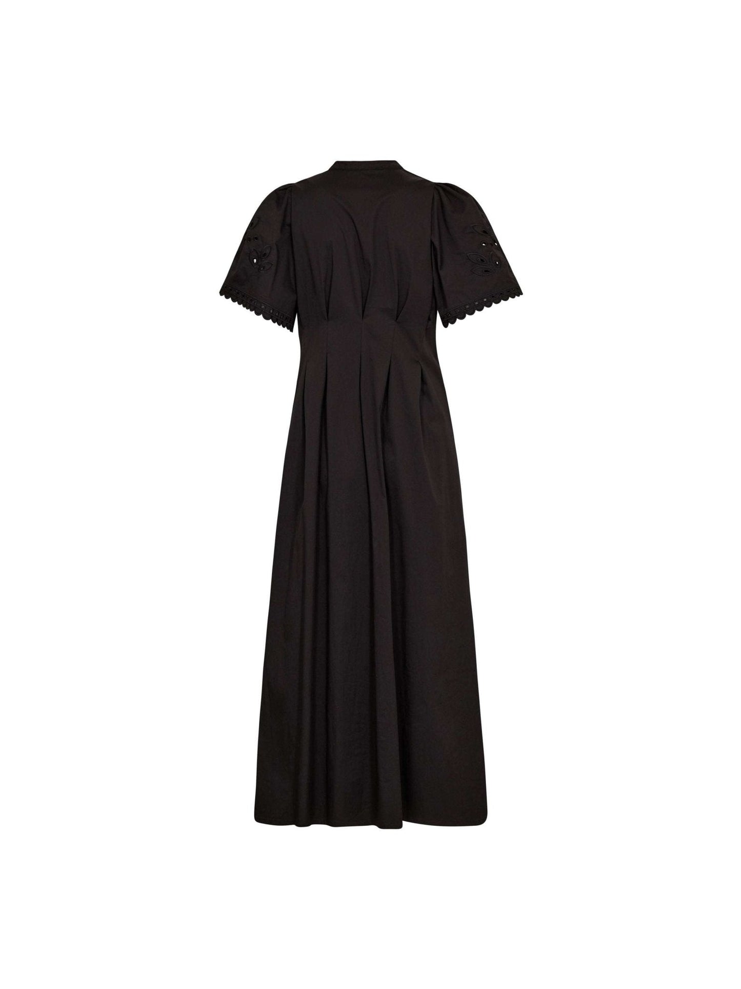 PoppyCC Emd Pleat Dress - Black