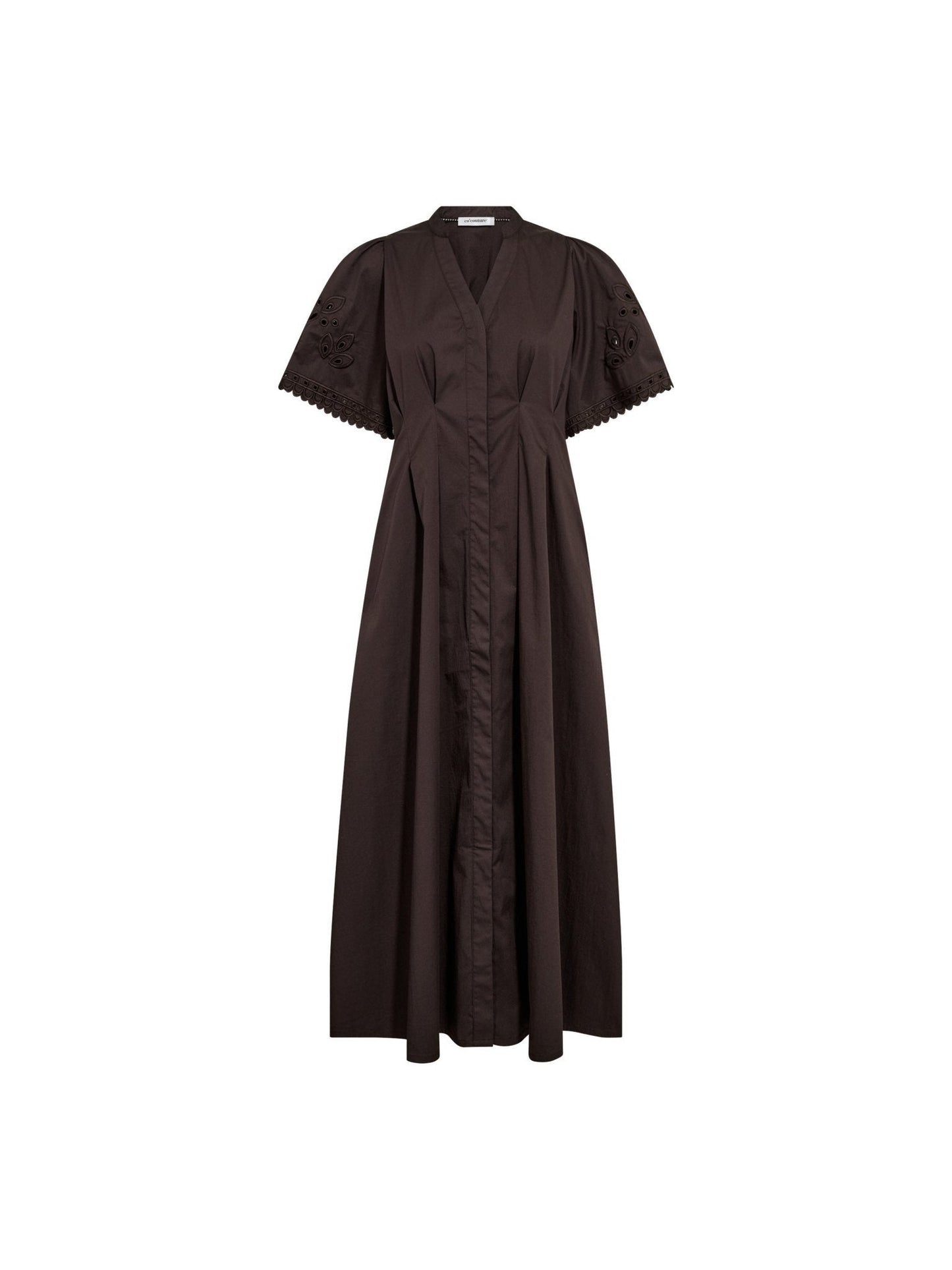 PoppyCC Emd Pleat Dress - Black