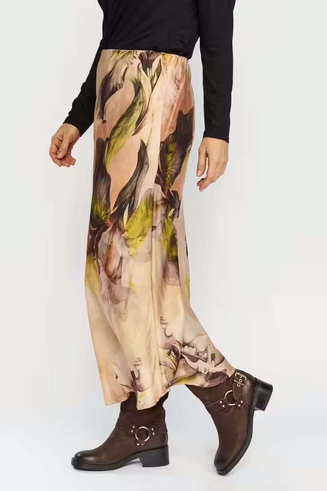 Georgina Sand Leaf Skirt